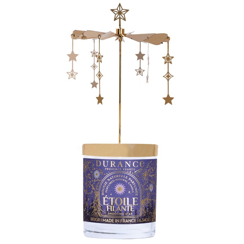 Cofre Carusel y Vela Perfumada Estrella Fugaz