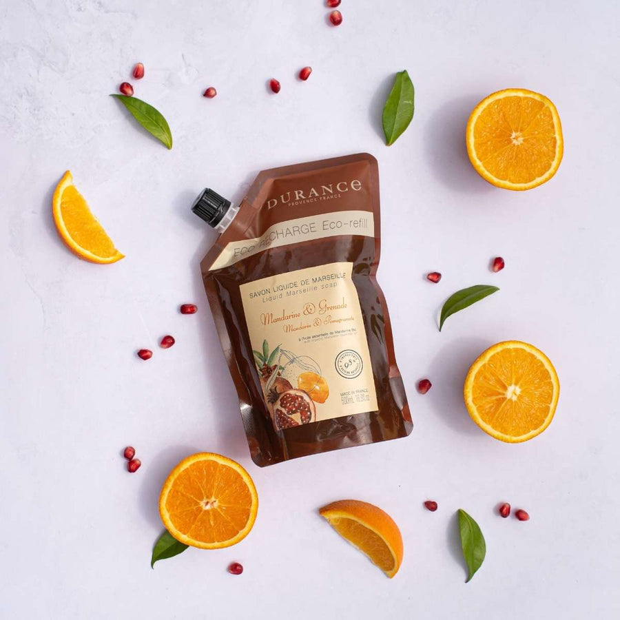 Eco Recarga Jabón de Marsella Líquido Mandarina & Granada