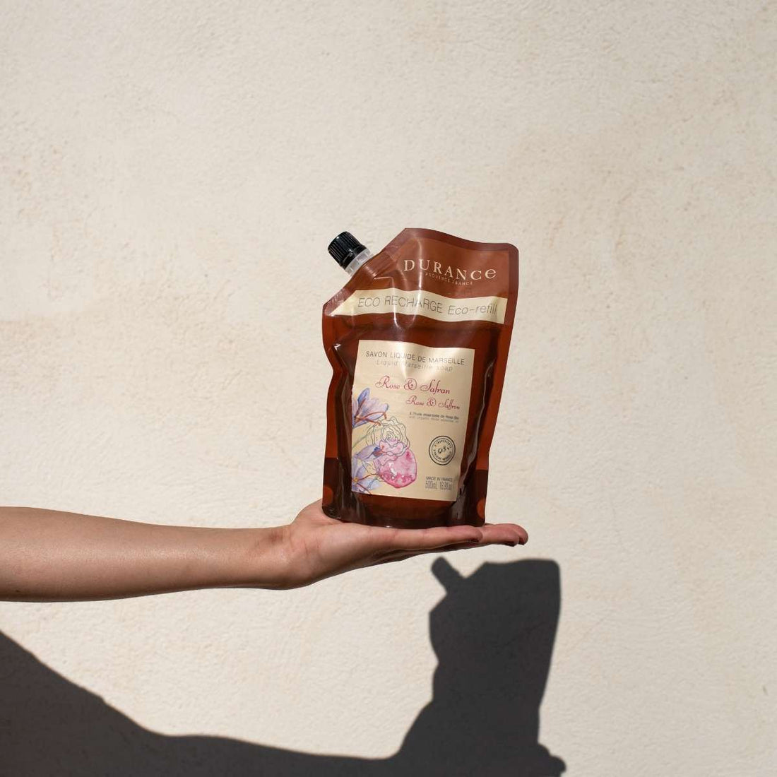Eco Recarga Jabón de Marsella Líquido Rosa & Azafrán