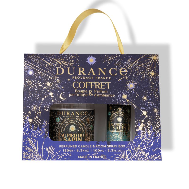 Estuche Vela Perfumada y Perfume de Hogar Al Pie del Abeto