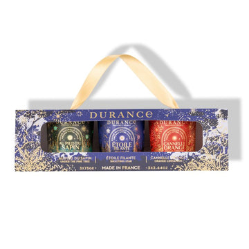 Estuche de 3 velas (Abeto, Estrella y Canela)