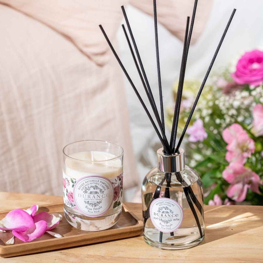 Vela Natural Perfumada Petalo de Rosa