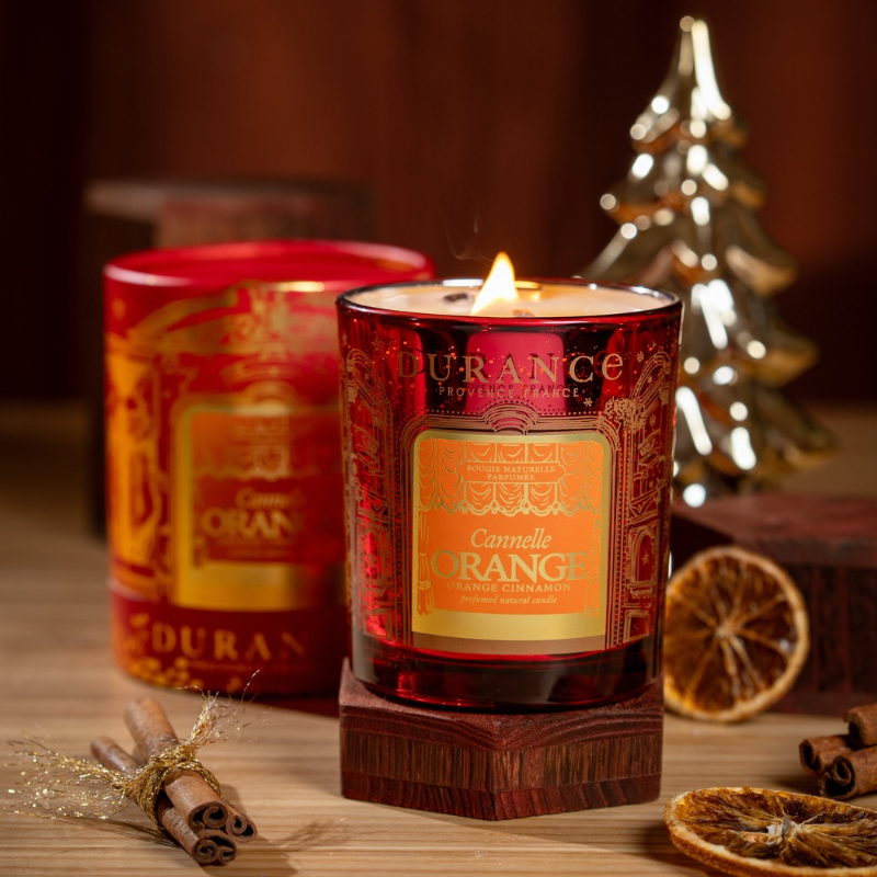 Vela Grande Canela Naranja