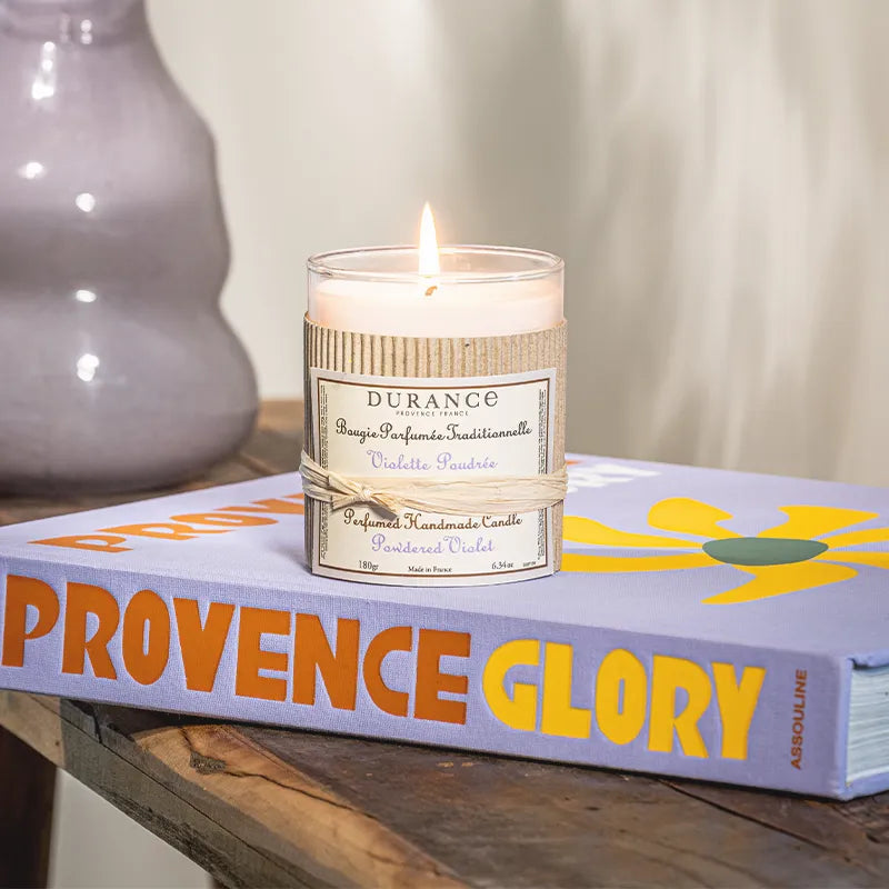 Vela Perdumada Violeta Empolvada