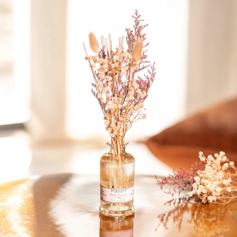 Mikado Perfumado Flores Secas Ambar Precioso