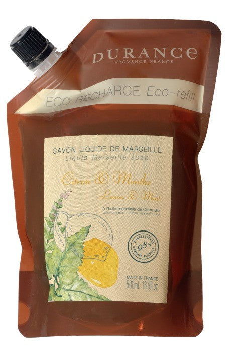 Eco Recarga Jabón de Marsella Líquido Limón & Menta