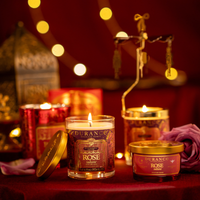 Pequeña Vela Perfumada Rosa Sultana
