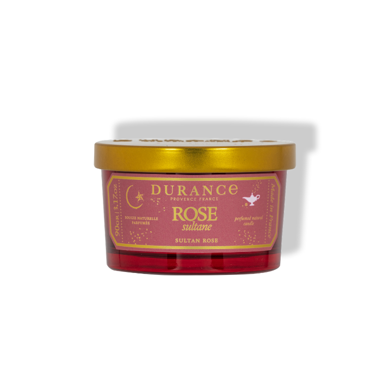 Pequeña Vela Perfumada Rosa Sultana